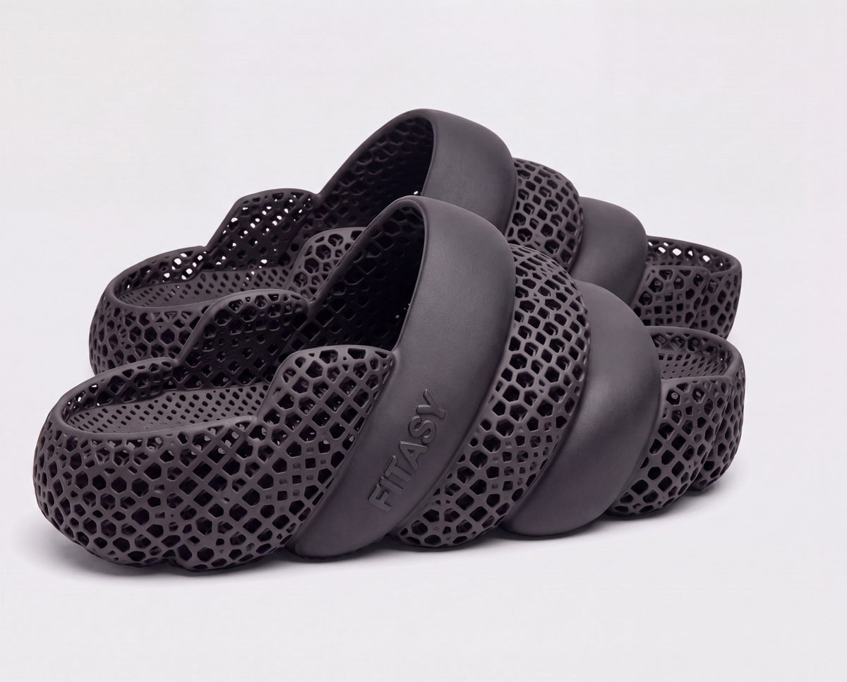 Fitasy Croissant Slide in Black - view 2
