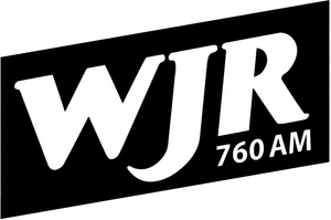WJR 760 AM logo on a white background