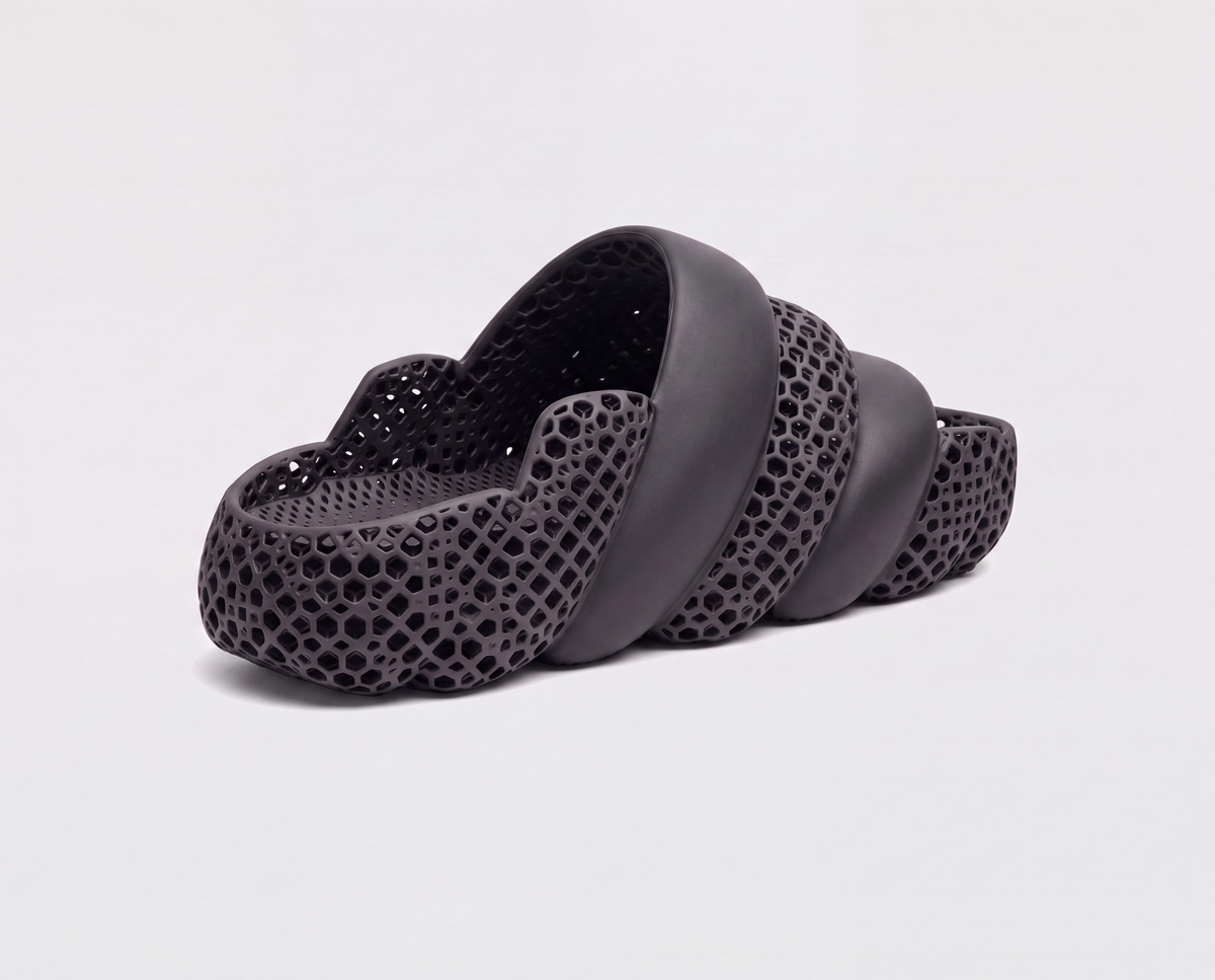 Fitasy Croissant Slide in Black - view 3